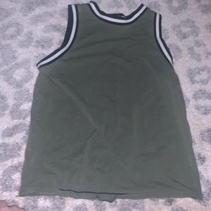 Target x Hunter collab dark green tank top